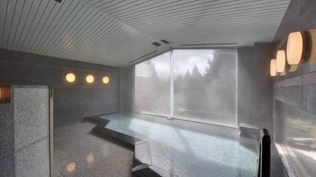 Indoor natural hot-spring bath at Yugashima Hotel Resort